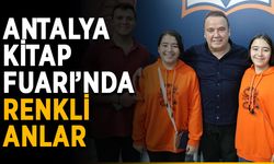 Antalya Kitap Fuarı’nda renkli anlar