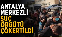 Antalya merkezli suç örgütü çökertildi
