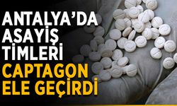 Antalya’da asayiş timleri captagon ele geçirdi