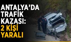 Antalya’da trafik kazası: 2 kişi yaralı