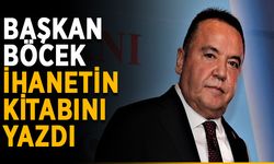 Başkan Böcek, ihanetin kitabını yazdı