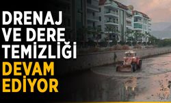 Drenaj ve dere temizliği devam ediyor