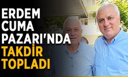 Erdem, Cuma Pazarı'nda takdir topladı