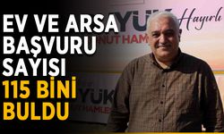 Ev ve arsa başvuru sayısı 115 bini buldu