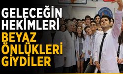 Geleceğin hekimleri beyaz önlükleri giydiler