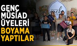 Genç MÜSİAD üyeleri boyama yaptılar