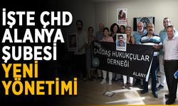 İşte ÇHD Alanya Şubesi yeni yönetimi
