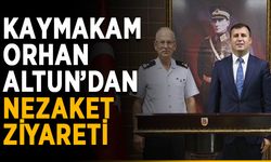 Kaymakam Orhan Altun’dan nezaket ziyareti