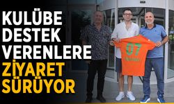 Kulübe destek verenlere ziyaret sürüyor