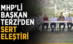 MHP’li başkan Terzi’den sert eleştiri