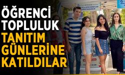 Öğrenci topluluk tanıtım günlerine katıldılar