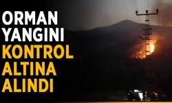 Orman yangını kontrol altında alındı
