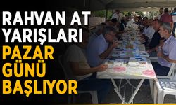 Rahvan at yarışları pazar günü başlıyor