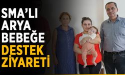 SMA’lı Arya bebeğe destek ziyareti