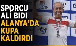 Sporcu Ali Bıdı, Alanya’da kupa kaldırdı