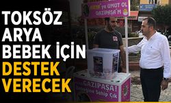 Toksöz, Arya bebek için destek verecek