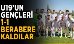 U19’un gençleri 1-1 berabere kaldılar