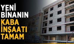 Yeni binanın kaba inşaatı tamam