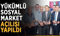 Yükümlü Sosyal Market açılışı yapıldı
