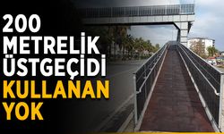 200 metrelik üstgeçidi kimse kullanmıyor