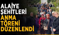 Alaiye şehitleri anma töreni düzenlendi