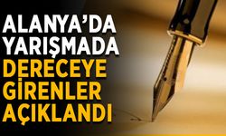 Alanya’da yarışmada dereceye girenler açıklandı