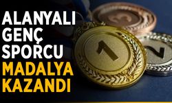Alanyalı genç sporcu madalya kazandı