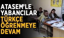 ATASEM’le yabancılar Türkçe öğrenmeye devam