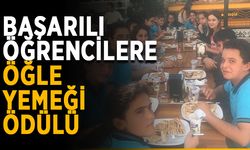 Başarılı öğrencilere öğle yemeği ödülü
