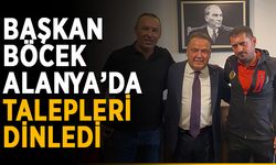 Başkan Böcek Alanya’da talepleri dinledi