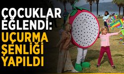 Çocuklar eğlendi: Uçurma şenliği yapıldı