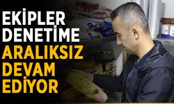 Ekipler denetime aralıksız devam ediyor