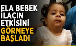 Ela bebek ilacın etkisini görmeye başladı