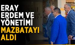 Eray Erdem ve yönetimi mazbatayı aldı