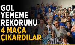 Gol yememe rekorunu 4 maça çıkardılar