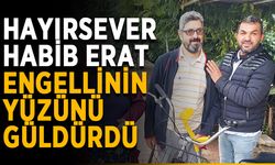 Habib Erat, engellinin yüzünü güldürdü