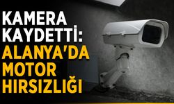 Kamera kaydetti: Alanya'da motor hırsızlığı
