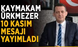 Kaymakam Ürkmezer, 10 Kasım mesajı yayımladı