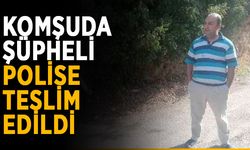 Komşuda şüpheli polise teslim edildi