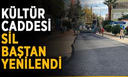 Kültür Caddesi sil baştan yenilendi