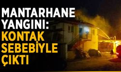 Mantarhane yangını: Kontak sebebiyle çıktı