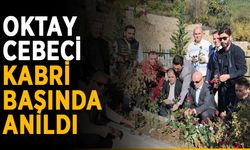 Oktay Cebeci kabri başında anıldı