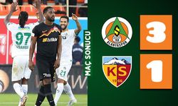 Alanyaspor Kayserispor’a geçit vermedi 3 - 1
