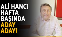 Ali Hancı, milletvekili aday adayı oluyor