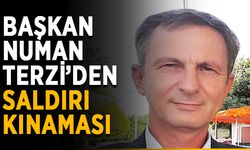 Başkan Numan Terzi’den saldırı kınaması