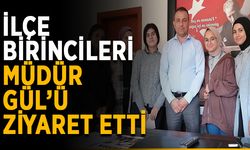 İlçe birincileri Müdür Gül’ü ziyaret etti
