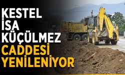 Kestel İsa Küçülmez caddesi yenileniyor