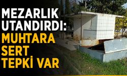 Mezarlık utandırdı: Muhtara sert tepki var