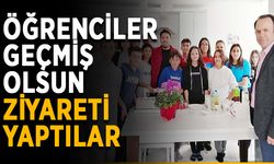 Öğrenciler geçmiş olsun ziyareti yaptılar