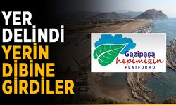 Sözde çevreciler yer delindi, yerin dibine girdi